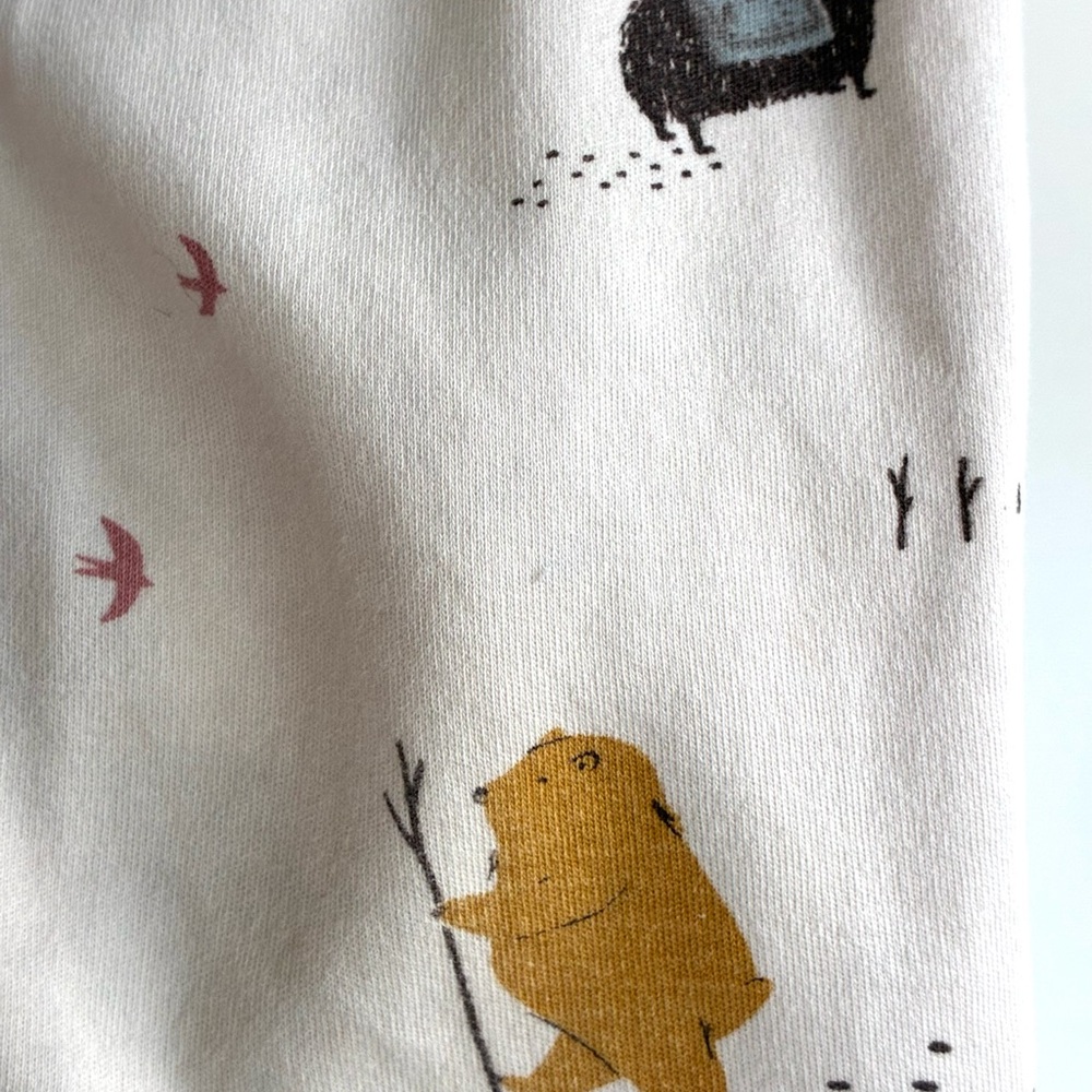 Red Caribou Pima Cotton Forest Print Leggings - Picture 6 of 11